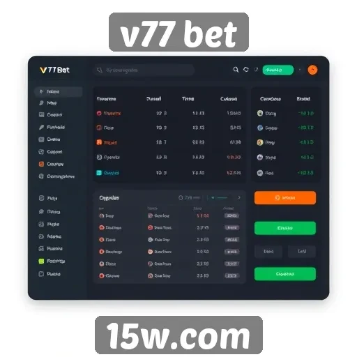 Análise da interface do usuário do site v77 bet