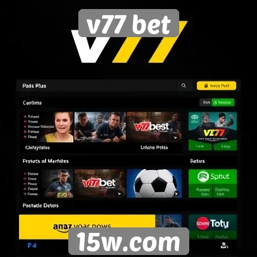 novidades na interface do site v77 bet
