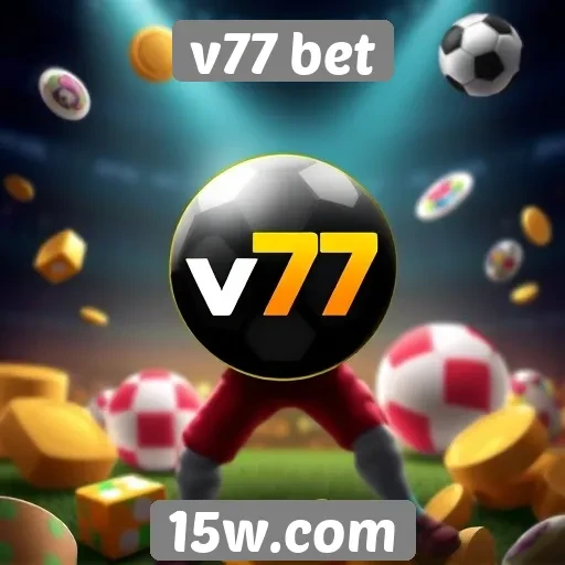 Variedade de jogos oferecidos pelo v77 bet
